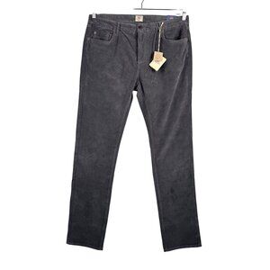 Faherty Stretch Corduroy 5 Pocket Pants‎ In Faded dark grey preppy sz 35